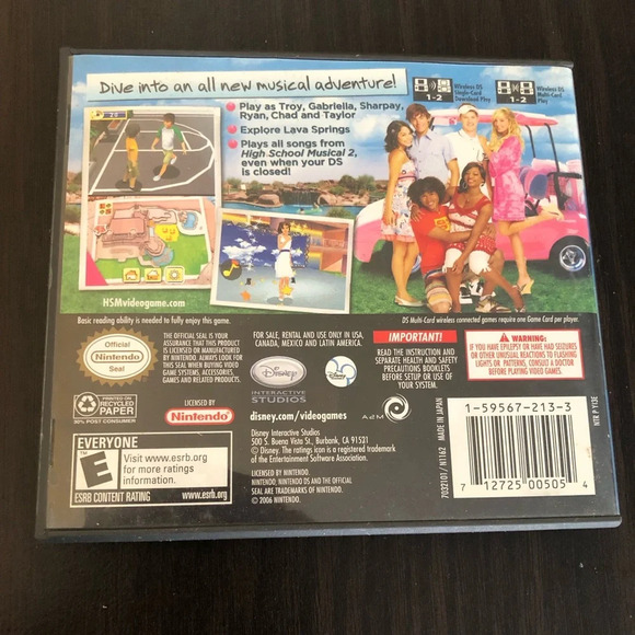 Nintendo DS Games - Lot of 3 - Bolt, High School Musical 2, Kung Fu Panda - Picture 8 of 16